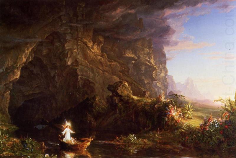 Thomas Cole The Voyage of Life Childhood china oil painting image